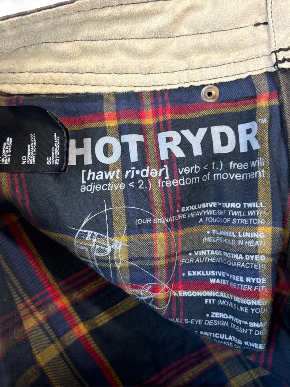 KUHL Hot Rydr Size 30 Dark Brown Green Outdoor Hiking Pants Granola‎ Gorpcore